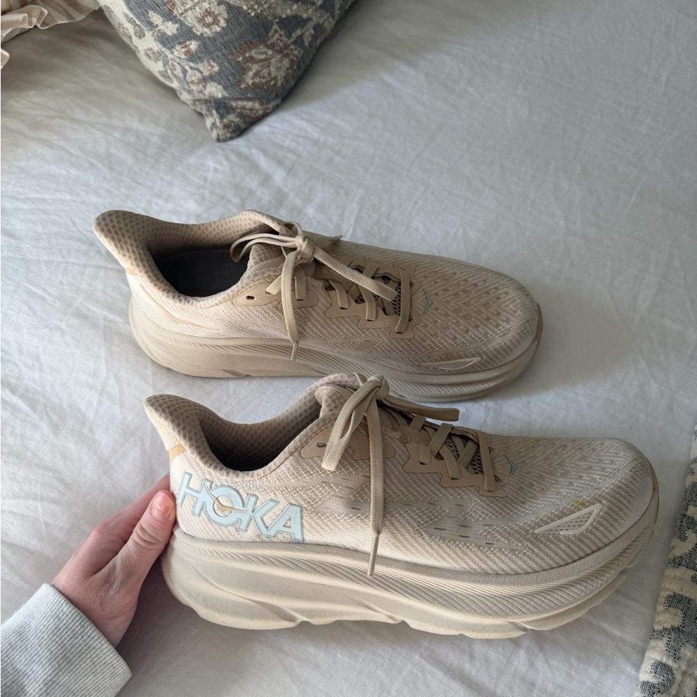 Hoka Women's Beige Sneakers